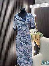 Неймовірна жіноча сукня, тканина "Трикотаж Масло" 54, 58 розмір 54