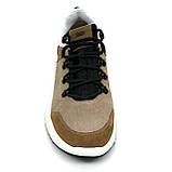 Кросівки чоловічі коричневі зі шнурівкою на білій підошві Mida 130636(339) розмір 40, фото 3