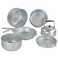 Набор посуды туристический MIL-TEC Alu Cook-Set Серебристый