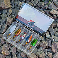 Набір блешень-колесалок DAM TROUT PACK 2 INC. BOX 5 PCS 5-9G