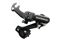 Перемикач швидкостей (передач) задній на 6-7 швидкостей Shimano TZ-31 гак