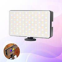Портативный светодиодный свет для селфи LED Video Light 8W RGB UKC AY-96 JSSR