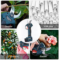 Садовий акумуляторний секатор Hormy Gardens Електричні ножиці Для обрізки дерев, садів, кущів ААА