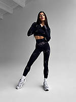 Одяг для фітнесу і танців. Костюм для тренування. Комплект топ і лосини., фото 2