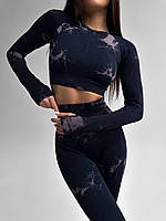 Одяг для фітнесу і танців. Костюм для тренування. Комплект топ і лосини., фото 3