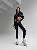 Одяг для фітнесу і танців. Костюм для тренування. Комплект топ і лосини., фото 5