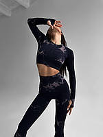 Одяг для фітнесу і танців. Костюм для тренування. Комплект топ і лосини., фото 6