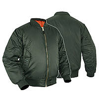 Куртка Бомбер летная US BASIC MA1® FLIGHT JACKET Оливковая, L