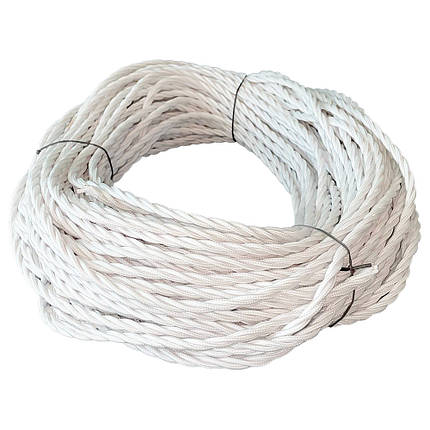 Провід для зовнішньої електропроводки білий 2,5 3-х жильний ER-1088, фото 1