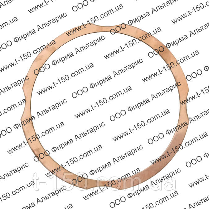 Прокладка гільзи циліндра Д-21/144, мідна з вирізом, Д37М-1002023, фото 1