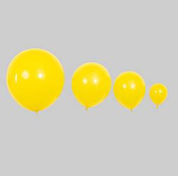 Латексна повітряна куля 18" - КНР, пастель Жовтий