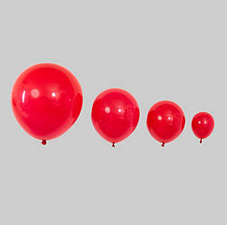 Латексна повітряна куля 18" - КНР, пастель Червоний