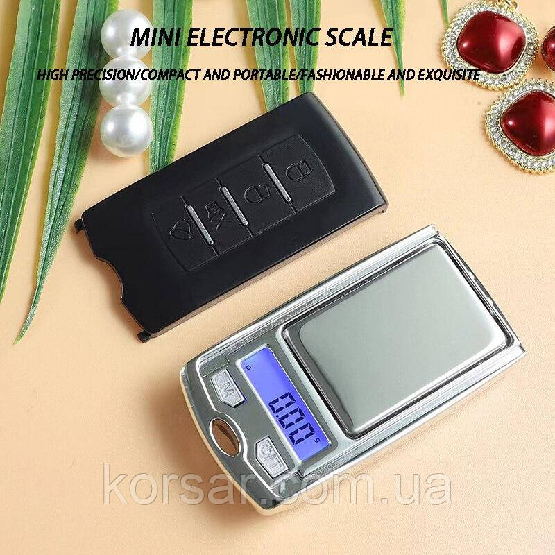 Ювелірні ваги, електронні ваги, портативні медичні кишенькові ваги, до 200 грамів, фото 1