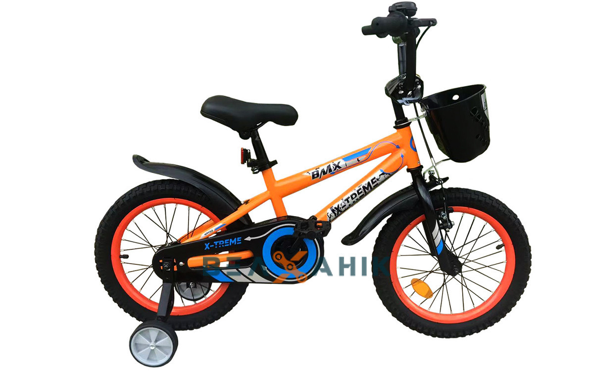 Велосипед 16/quot; X-Treme Flash 1610 помаранчево-синій