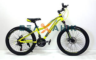 Велосипед 24/quot; Virage COMPASS AM DD EF500 (рама 13/quot;) жовтий неоновий з чорним