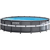 Большой каркасный бассейн Intex 26334 круглый, 610 х 122 см, 30079 л (IP-171244)