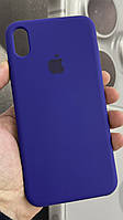 Apple iPhone XS Max чохол силікон накладка Silicon Case Original Violet AG