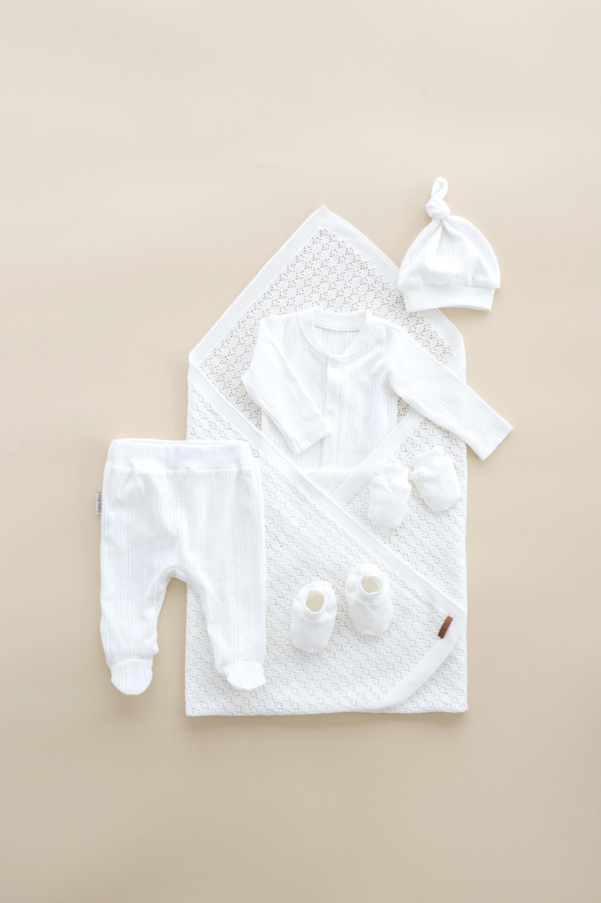 Комплект з боді Air, молочний, фото 1