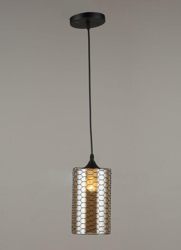 Люстра підвісна на один плафон D120*H200/H800 E27