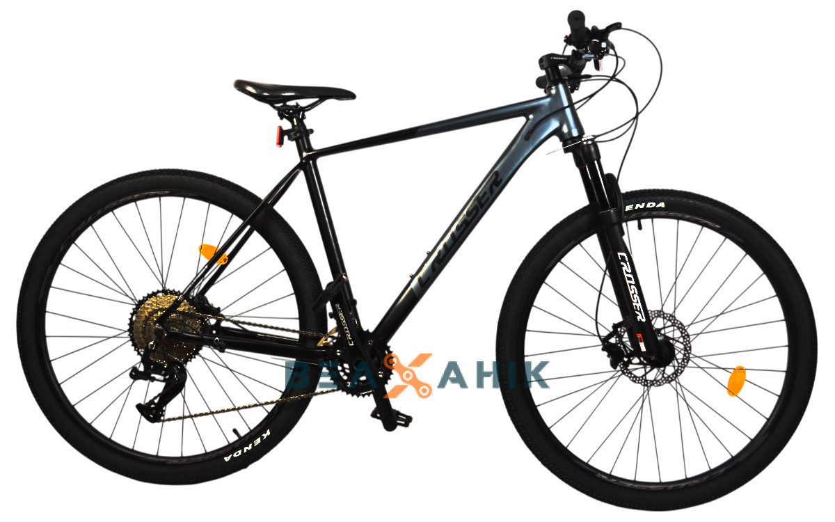 Велосипед 29/quot; Crosser МТ-041 LTWOO AIR fork рама 21/quot; чорний