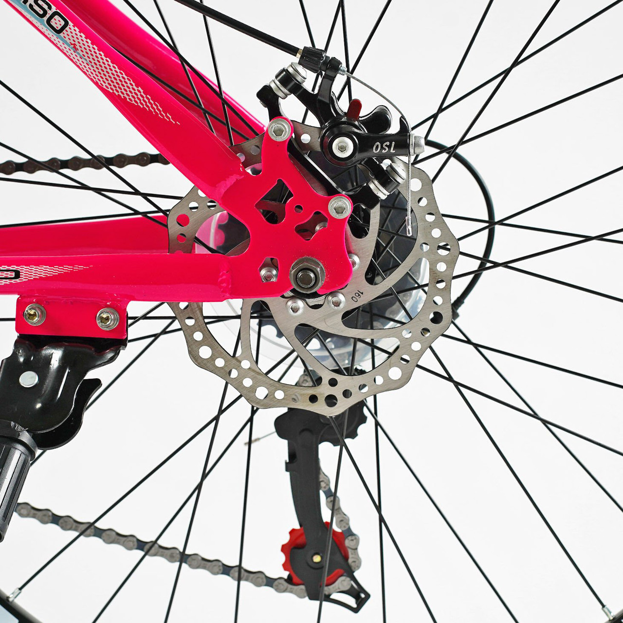 Велосипед спортивный Corso Kleo 26" рама 15" белый розовый KL-26191 - фото 7 - id-p2199797737