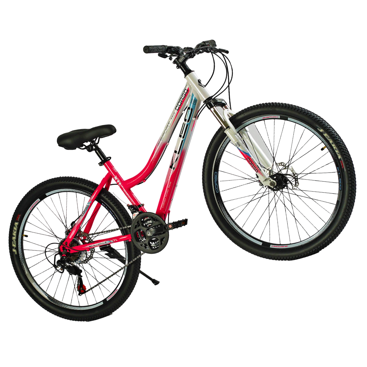 Велосипед спортивный Corso Kleo 26" рама 15" белый розовый KL-26191 - фото 10 - id-p2199797737