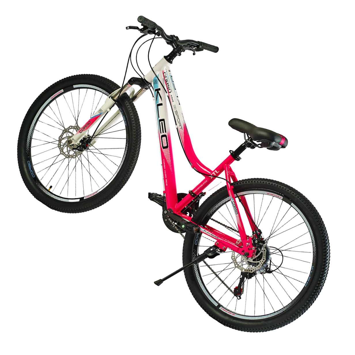 Велосипед спортивный Corso Kleo 26" рама 15" белый розовый KL-26191 - фото 9 - id-p2199797737