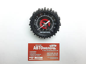 Манометр пневматичний різьба 1/4" Intertool