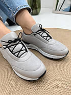 Кросівки  жіночі TwoGo 1625-Silver Gri срібна лак-шкіра 36, фото 6
