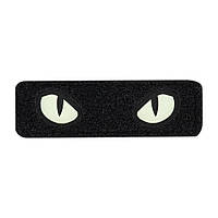 M-Tac нашивка Cat Eyes (Type 2) Laser Cut Black/GID