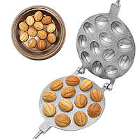 Форма для выпечки печенья, орешков круглая, орешница 16 орехов
