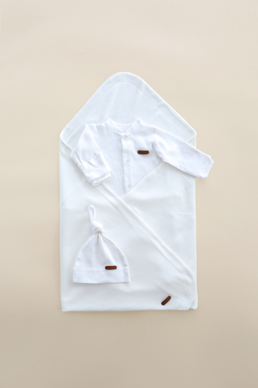 Комплект  з чоловічком Liam, молочний, фото 1