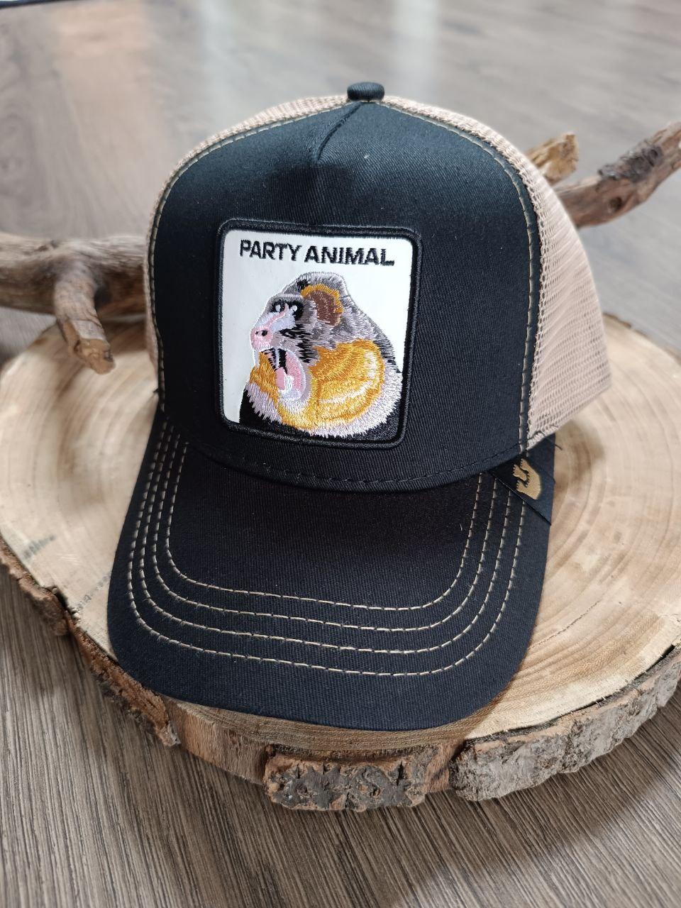 Кепка Бейсболка Тракер із сіткою Goorin Brothers Animal Farm з мавпою Чорна
