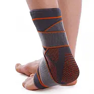 Бандаж на гомілковостоп еластичний з фіксуючим ременем (фіксатор кісточки) SIBOTE 1шт, фото 4