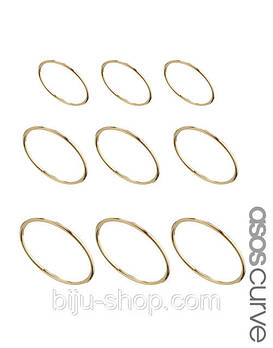 Кільце Asos на всі пальчики на середину пальця midi ring