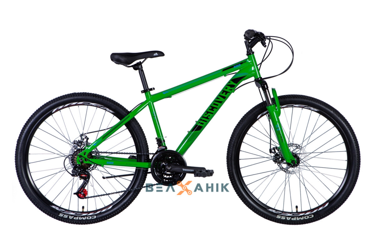 Велосипед 26" Discovery RIDER AM DD (рама 16") St зелений