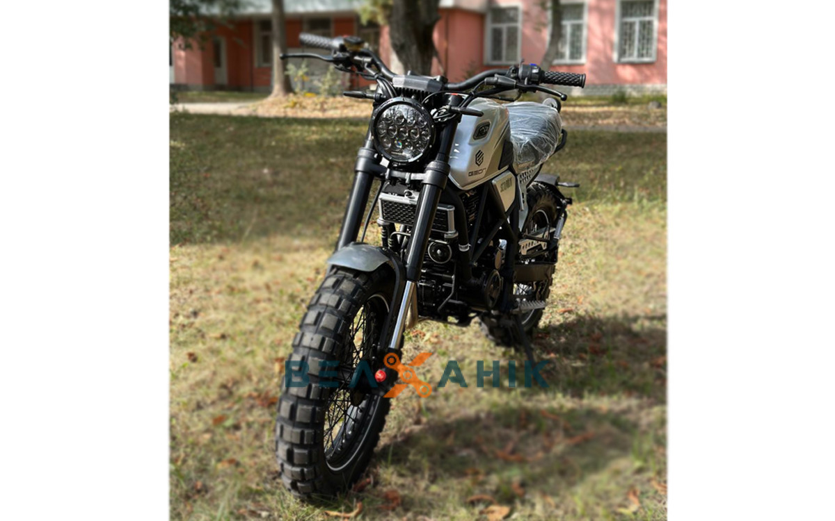 Мотоцикл GEON Scrambler 250 Silver - фото 5 - id-p1907778010