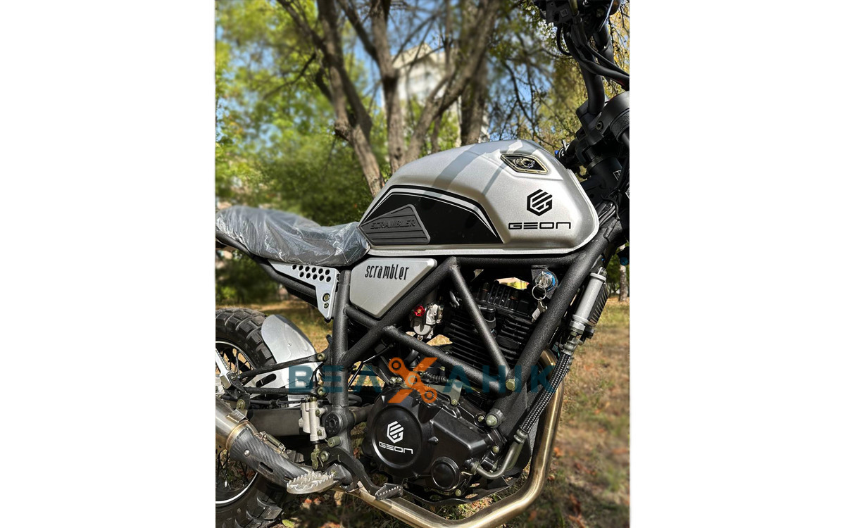 Мотоцикл GEON Scrambler 250 Silver - фото 8 - id-p1907778010