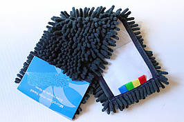 Запасна насадка з підкладкою на швабру-натирач 40*10 см 3004/black