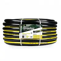 Шланг для полива Трехслойный 3/4" 50м Польша BLACK COLOUR Bradas