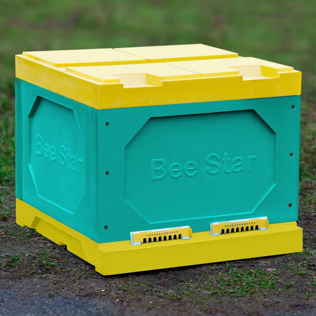 Вулик ППУ «BeeStar» (1 корпус Дадан на 12 рамок) – кольоровий