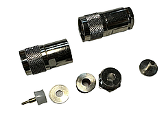 01-11-090. Штекер N (RG58), під кабель, накрутка, метал