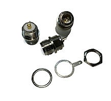 01-11-092. Гніздо N (RG58), монтажне з гайкою, латунь