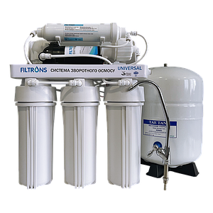 Система зворотного осмосу 5-ти ступенева з помпою Filtrons Universal