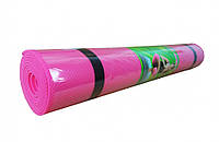 Йогамат, коврик для йоги M 0380-1 материал EVA (Розовый) tn