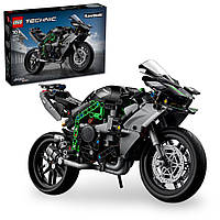 Конструктор LEGO Technic Мотоцикл Kawasaki Ninja H2R 42170, 643 детали, Vse-detyam