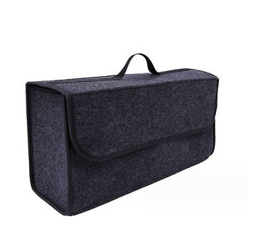 Саквояж-органайзер у багажник 500х250х170мм Чорний Текстиль"GP-20" ручки/липучки