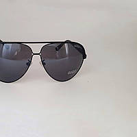 Мужские солнцезащитные очки авиаторы (капли), стильные, спортивные, черные очки с поляризацией