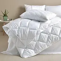 Одеяло микрофибра, синтепон, белое, гипоаллергенное размер 210х200