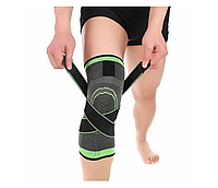 Наколінник еластичний бандаж на коліно компресійний Knee Support WN-26 спортивний з гумками, ортез UKG